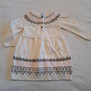 Carter's 12 months knit dress, euc